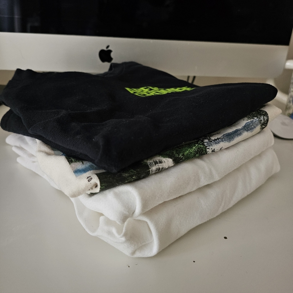 BUNDLE Abercrombie Black Long Sleeve Shirt BOYS SIZE 7/8